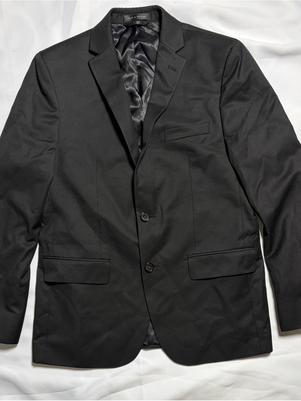 Lauren Ralph Lauren Black Classic Two-Button Blazer